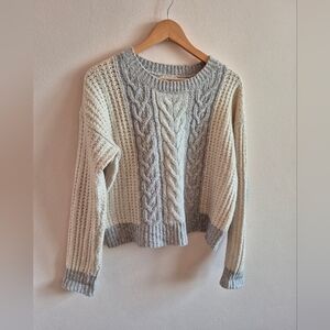 Anthropologie Sleeping On Snow Sweater With Cotton And Alpaca Size Small